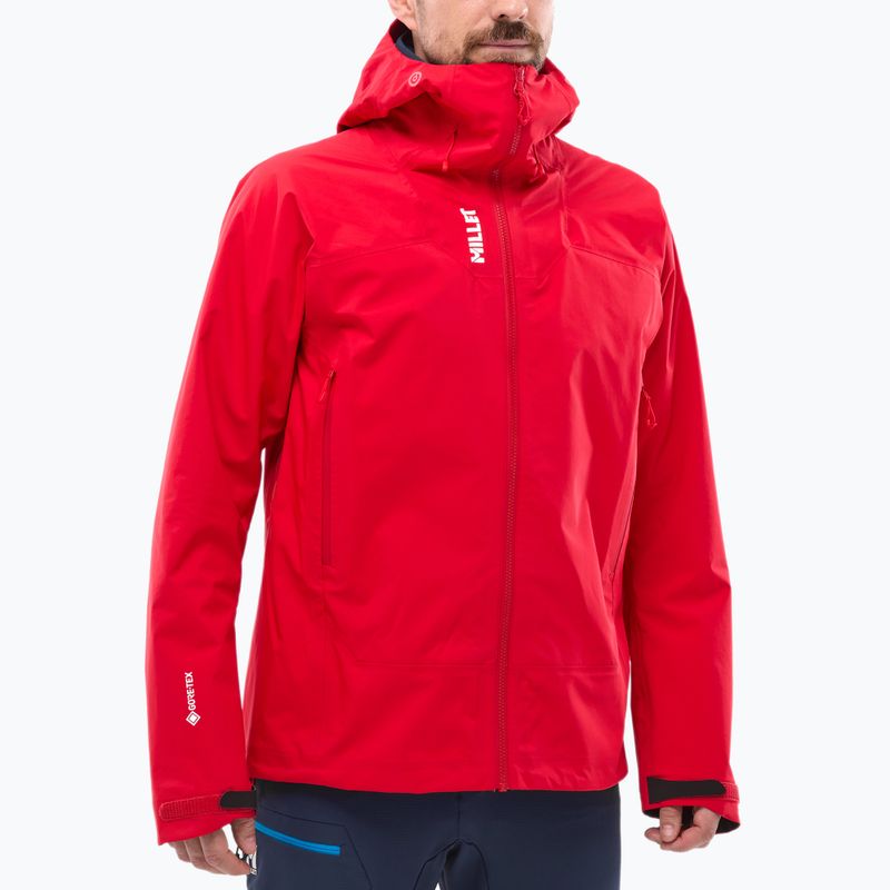 Kurtka przeciwdeszczowa męska Millet Kamet Gore-Tex red