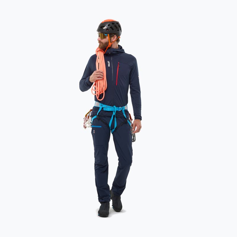 Bluza polarowa męska Millet Trilogy Icon Lightgrid Hoodie saphir 2