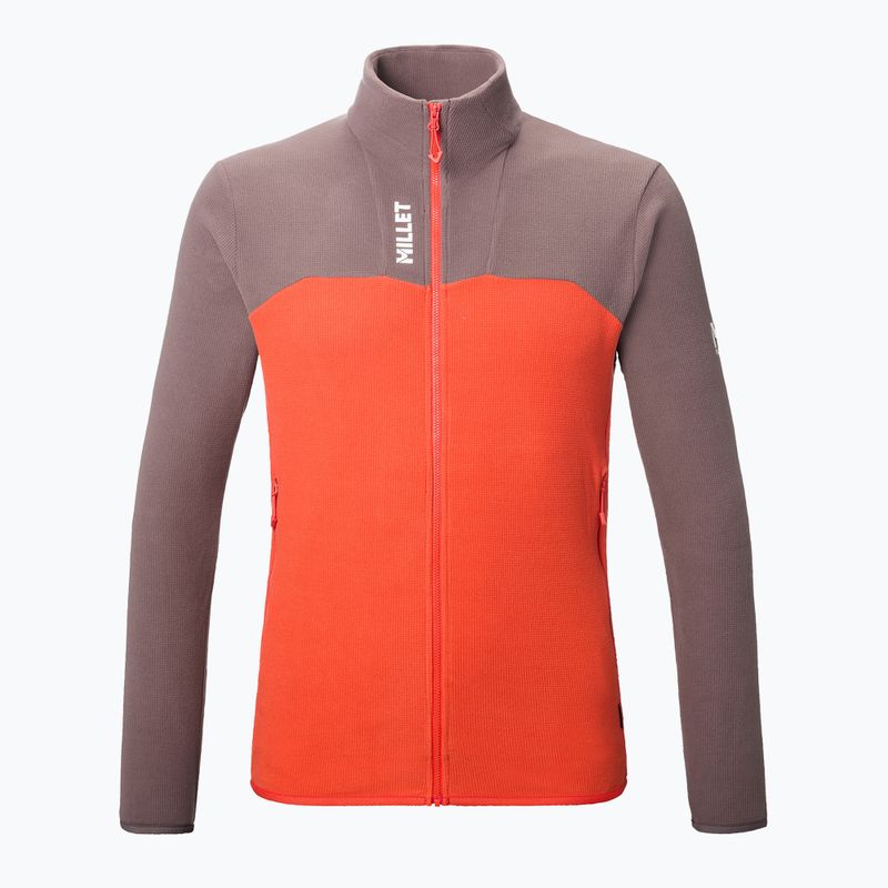 Bluza polarowa męska Millet Ubic Lightgrid pepper/paprika 5