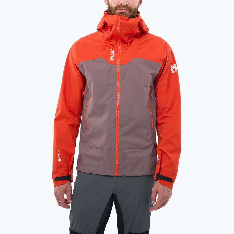 Kurtka przeciwdeszczowa męska Millet Kamet Gore-Tex Jacket paprika/pepper