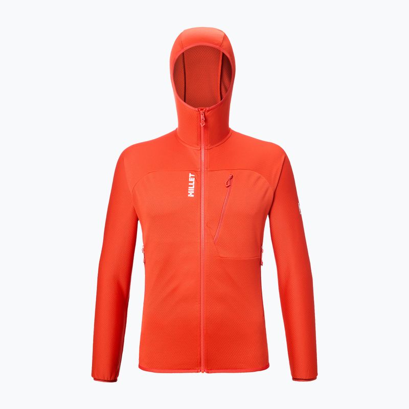 Bluza trekkingowa męska Millet Lokka Hoodie III paprika