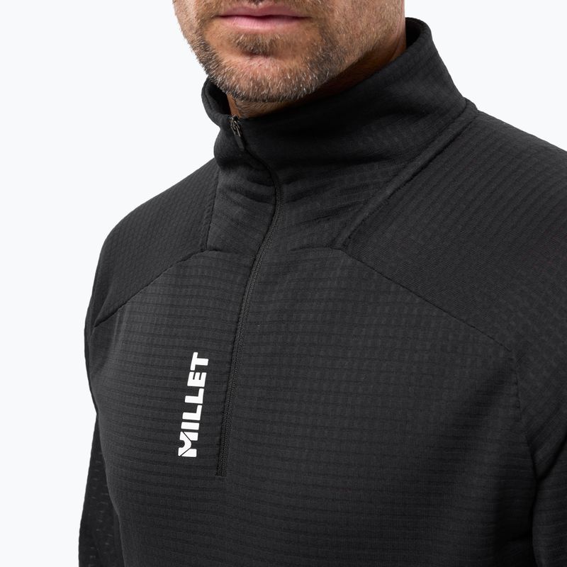 Bluza polarowa męska Millet Parmelan Light Fleece black 4