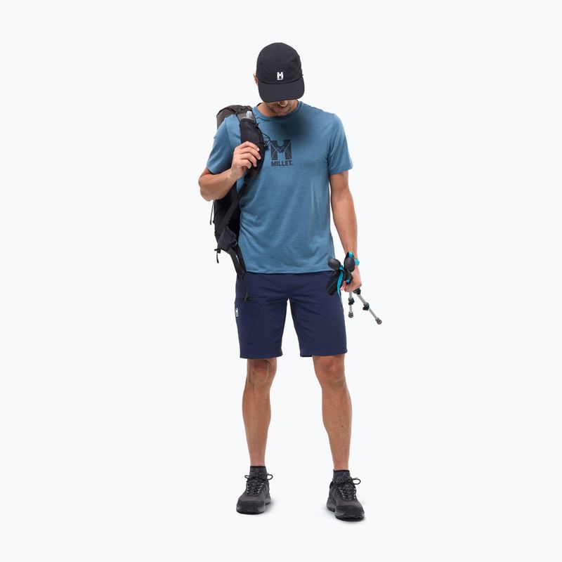 Koszulka męska Millet Ubic Wool coronet blue 2
