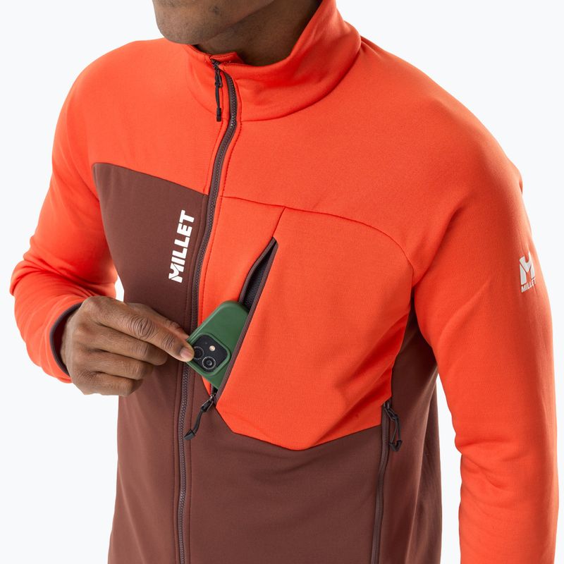 Bluza męska Millet Seneca Fleece truffle/paprika 5
