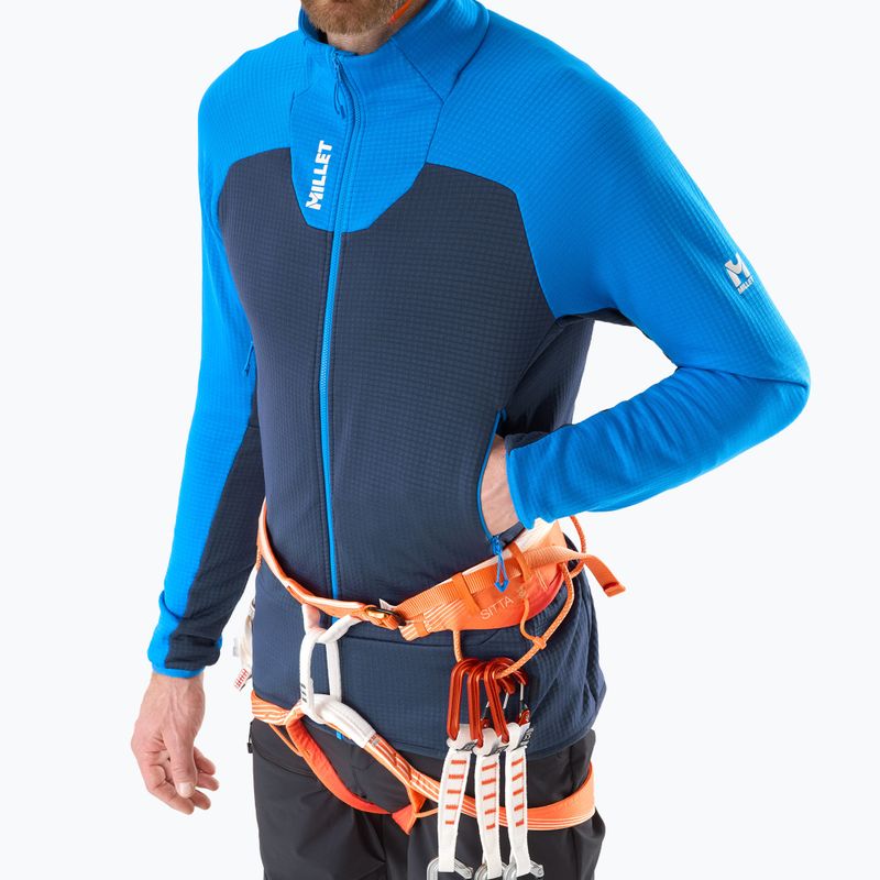 Bluza męska Millet Kamet Grid HD icon blue/saphir 4