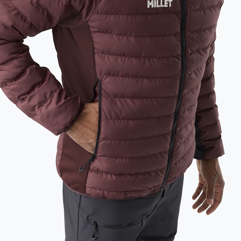 Kurtka ocieplana męska Millet Fitz Roy Warm Hoodie Jacket truffle 5