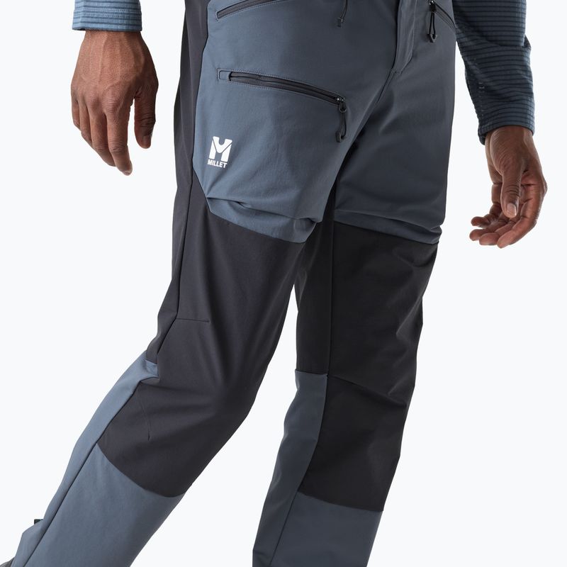 Spodnie trekkingowe męskie Millet Seneca XCS200 shadow blue/black 4