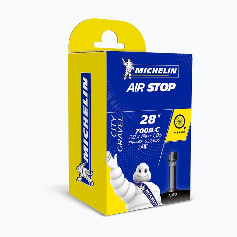 Dętka rowerowa Michelin Air Stop Auto-SV 700 x 35-47 mm 3