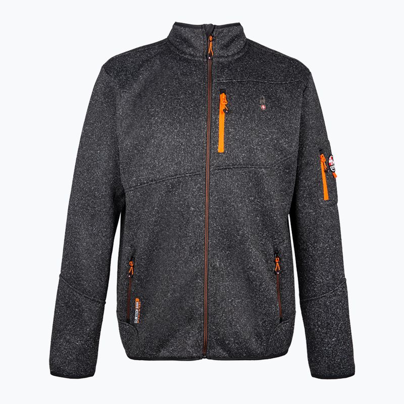 Bluza polarowa męska Aulp Navoy Melanged Knit black 3