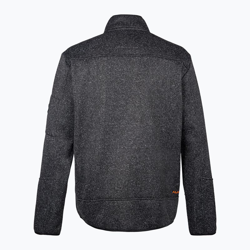 Bluza polarowa męska Aulp Navoy Melanged Knit black 4