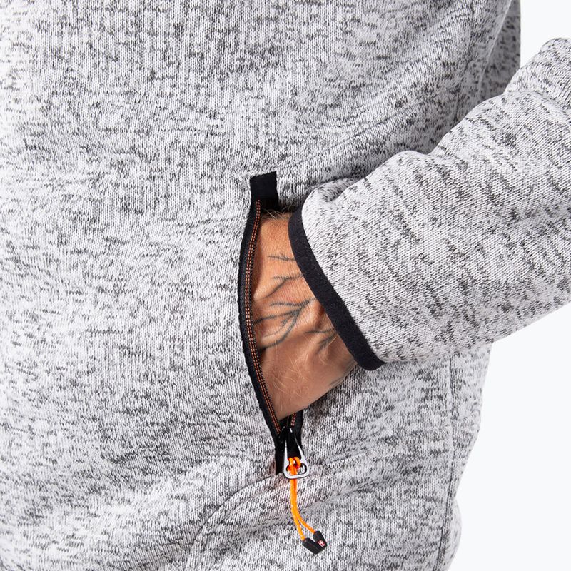 Bluza polarowa męska Aulp Navoy Melanged Knit grey 5