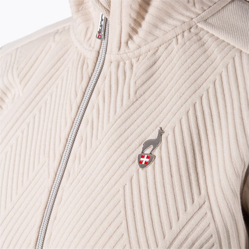 Kurtka przeciwwiatrowa damska Aulp Simix Jacquard Knit sand 3