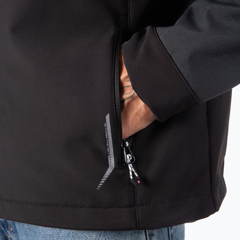 Kurtka softshell męska Aulp Tiago anthracite melange 10