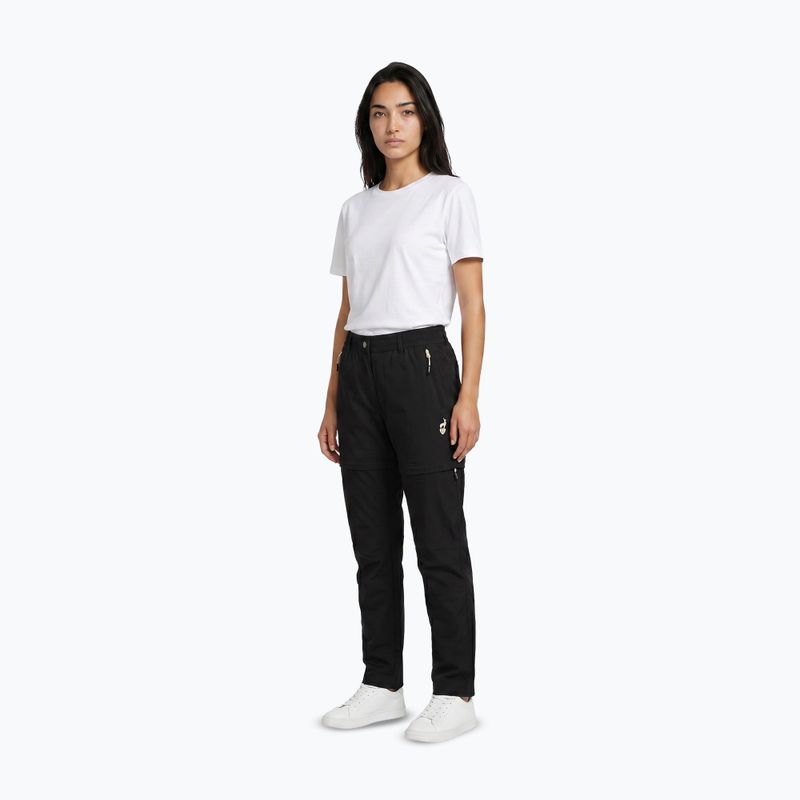 Spodnie trekkingowe damskie Aulp Bonny Zip-Off black 2