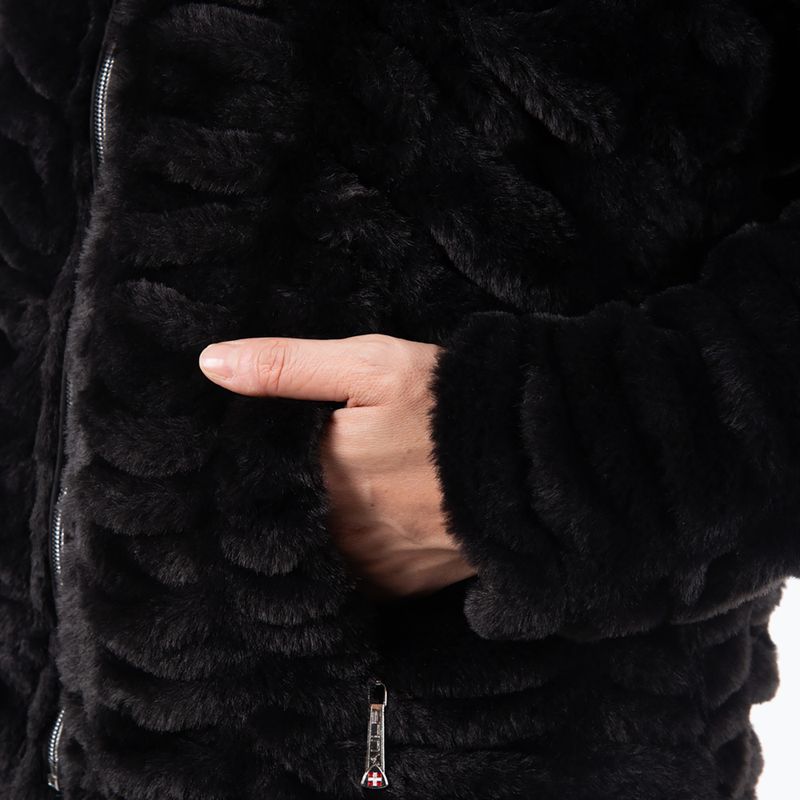 Kurtka zimowa damska Aulp Candy Faux Fur black 5