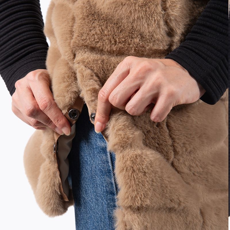 Bezrękawnik damski Aulp Carra Faux Fur taupe 6