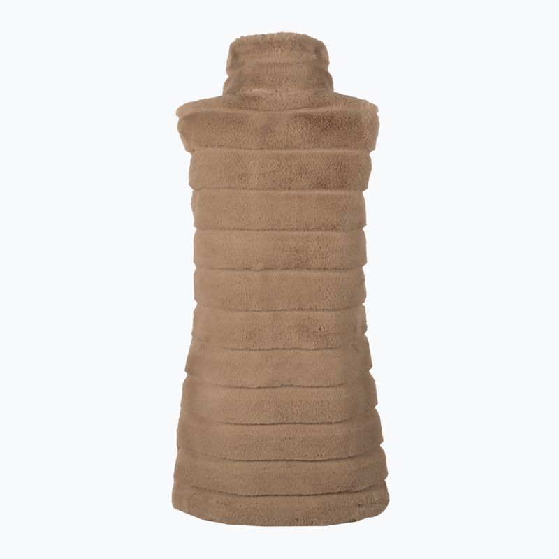 Bezrękawnik damski Aulp Carra Faux Fur taupe 8