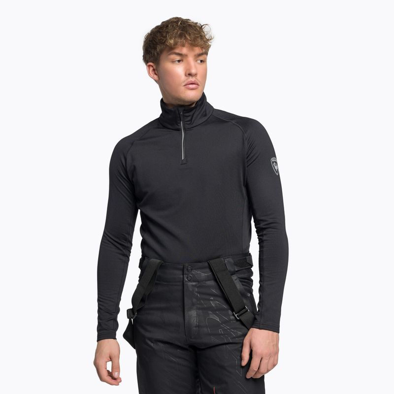 Longsleeve termoaktywny męski Rossignol Classique 1/2 Zip black