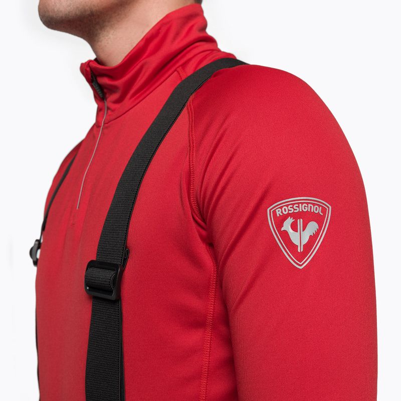Longsleeve termoaktywny męski Rossignol Classique 1/2 Zip red 5