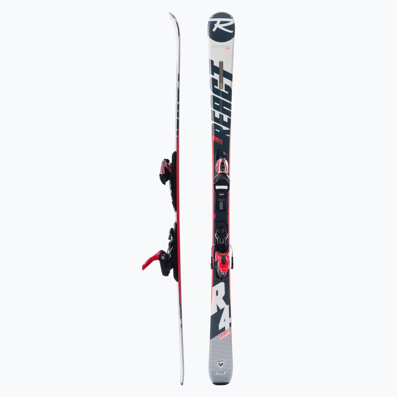 Narty zjazdowe Rossignol React 4 Sport CA + wiązania XP11 black/red 2