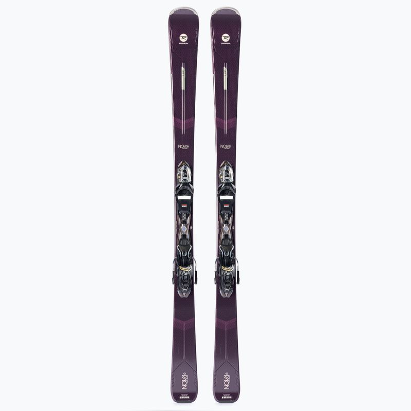 Narty zjazdowe damskie Rossignol Nova 6 + wiązania XP W 11 GW black/gold