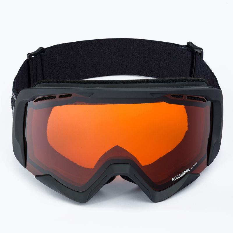 Gogle narciarskie Rossignol Spiral black/orange 2