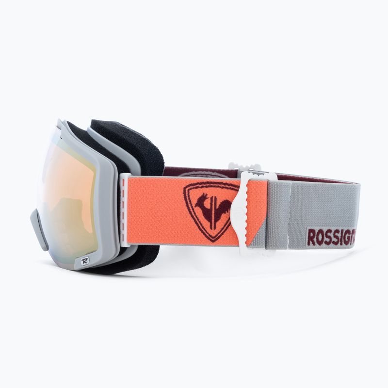 Gogle narciarskie damskie Rossignol Airis Zeiss W grey/gold 4