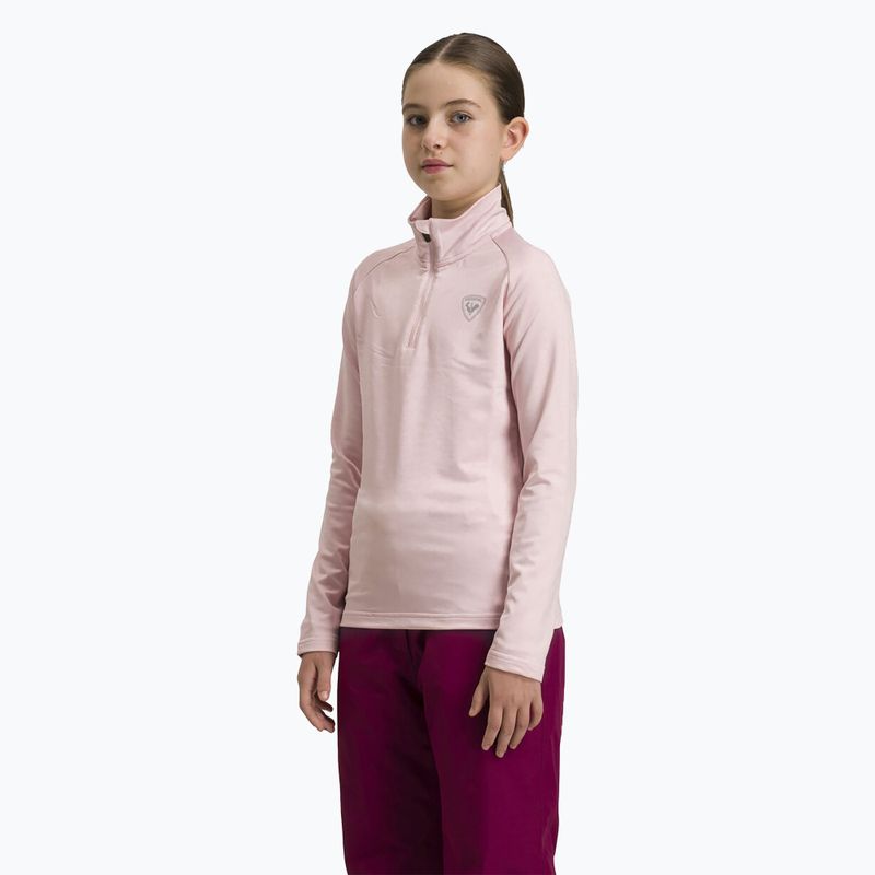 Bluza dziecięca Rossignol Girl Warm Stretch powder pink 4