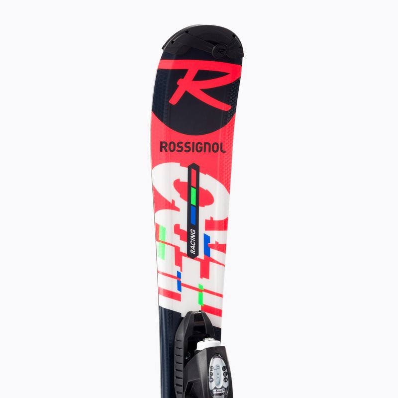 Narty zjazdowe dziecięce Rossignol Hero JR 100-130 + wiązania KID4 8