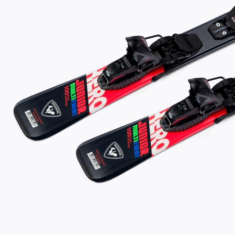 Narty zjazdowe dziecięce Rossignol Hero JR 100-130 + wiązania KID4 9
