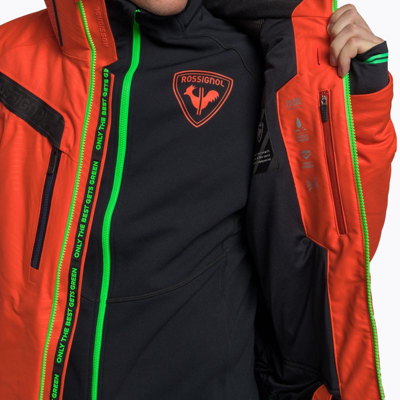 Kurtka narciarska męska Rossignol Hero Aile Jkt neon red 14