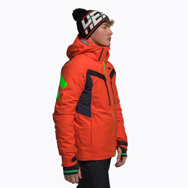 Kurtka narciarska męska Rossignol Hero Aile Jkt neon red 3