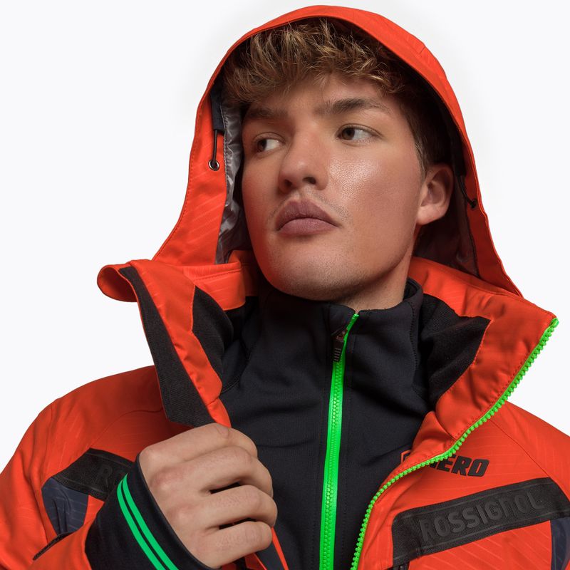 Kurtka narciarska męska Rossignol Hero Aile Jkt neon red 5