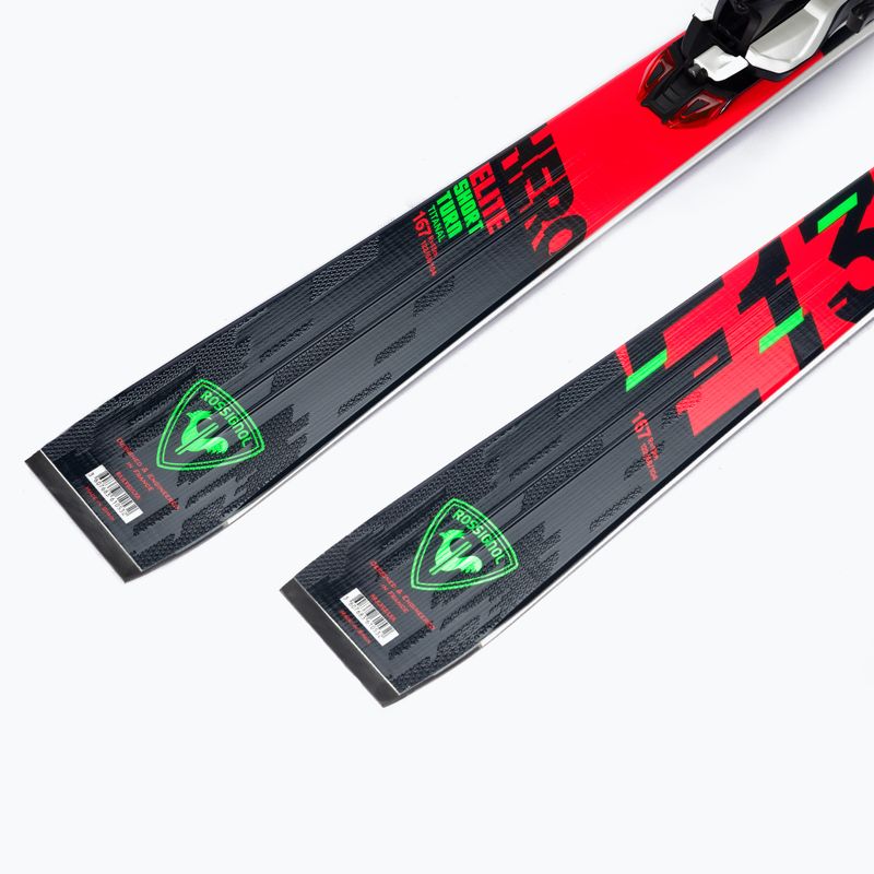Narty zjazdowe Rossignol Hero Elite ST TI K + wiązania NX12 black/red 9