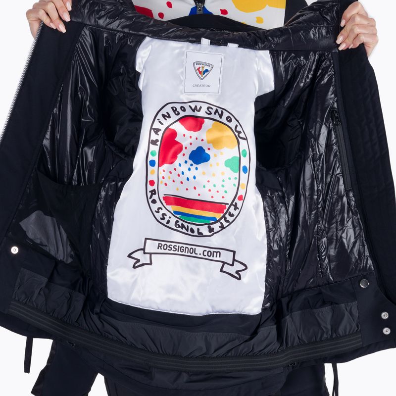 Kurtka narciarska damska Rossignol W Rainbow black 9