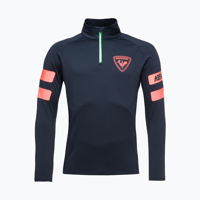 Bluza męska Rossignol Classique Hero 1/2 Zip black/red 3