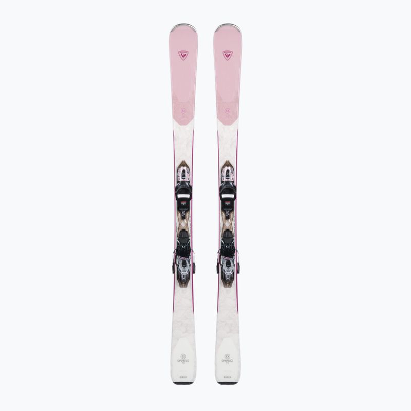 Narty zjazdowe damskie Rossignol Experience 76 + wiązania XP10 pink/white