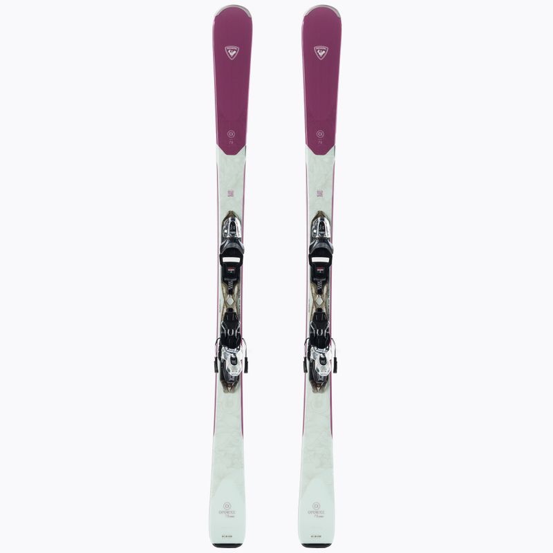 Narty zjazdowe damskie Rossignol Experience W 78 CA + wiązania XP10 white/purple