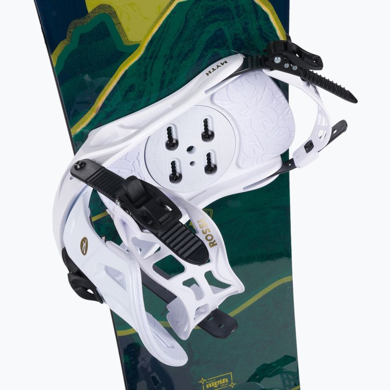 Deska snowboardowa damska Rossignol Myth W + wiązania Myth S/M black/green 6