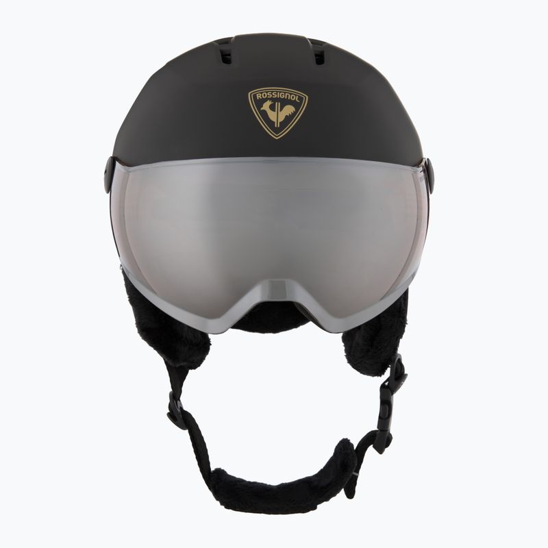 Kask narciarski Rossignol Fit Visor Impacts black/orange/silver 2