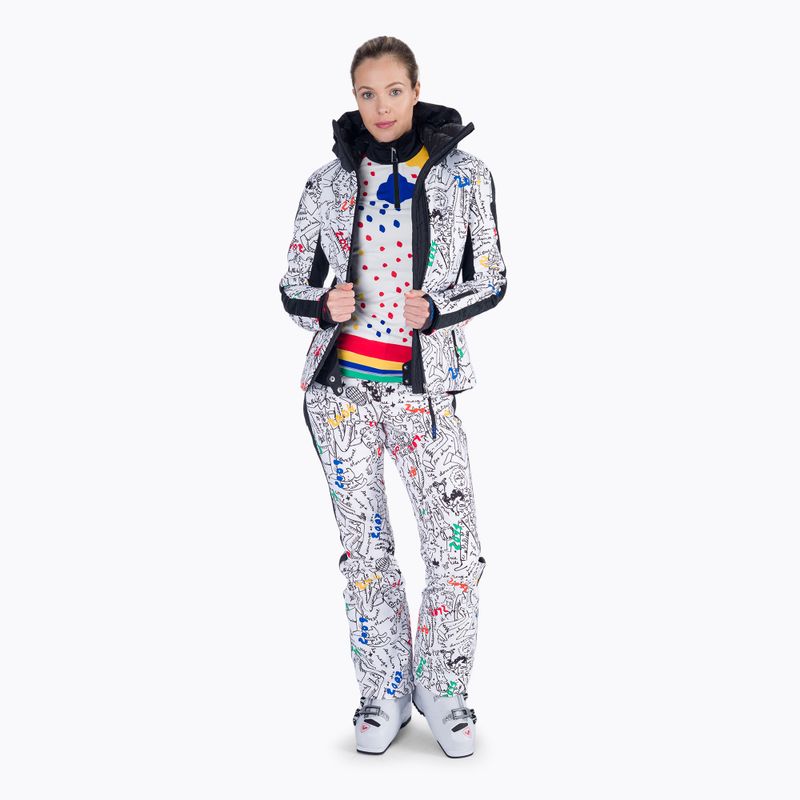 Kurtka narciarska damska Rossignol Eco-Logic Ski white 2