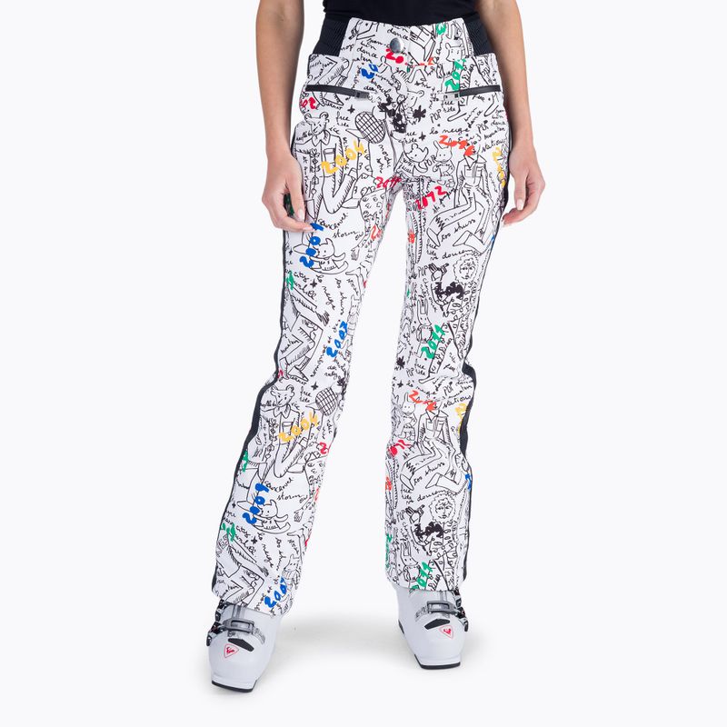 Spodnie narciarskie damskie Rossignol Eco-Logic Ski white