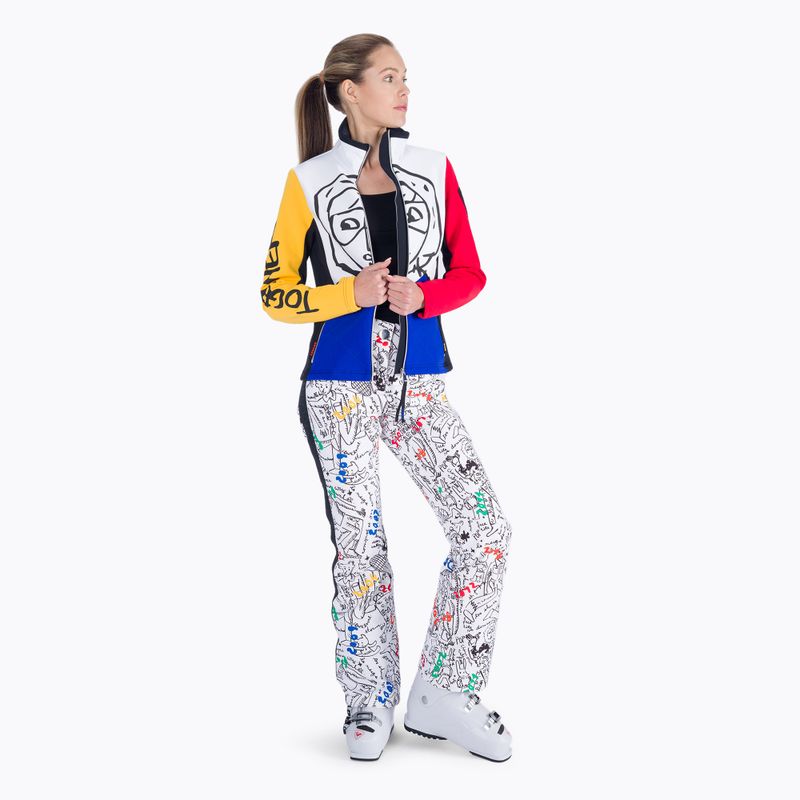 Spodnie narciarskie damskie Rossignol Eco-Logic Ski white 2