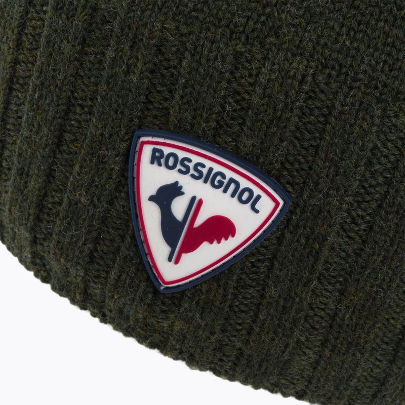 Czapka zimowa męska Rossignol L3 Alan dark khaki 3