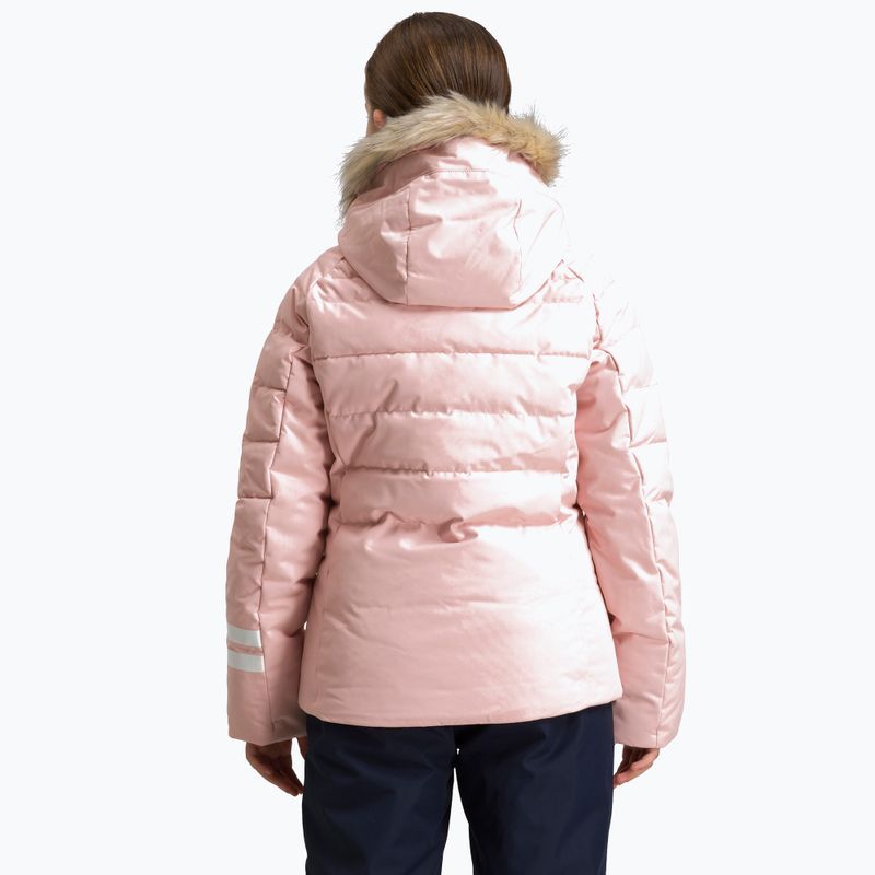 Kurtka narciarska dziecięca Rossignol Girl Polydown powder pink 10