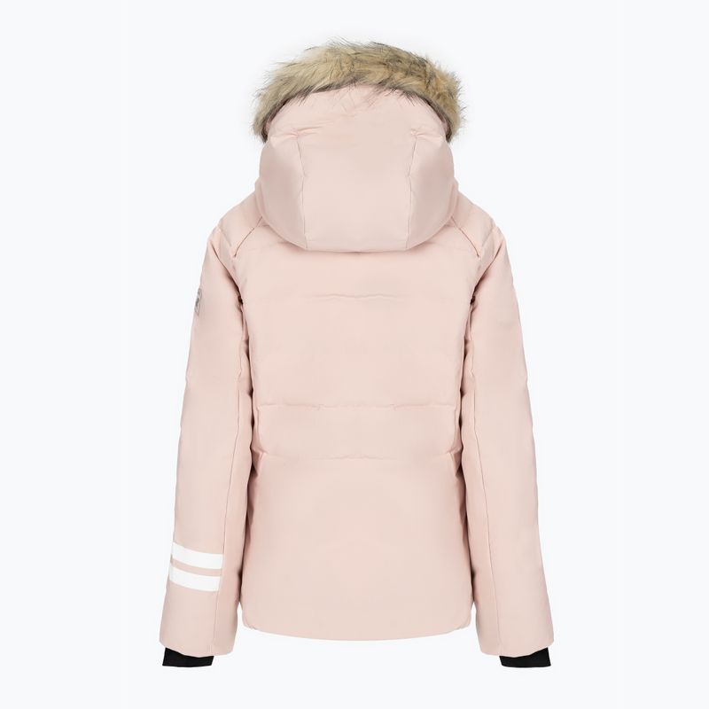 Kurtka narciarska dziecięca Rossignol Girl Polydown powder pink 2