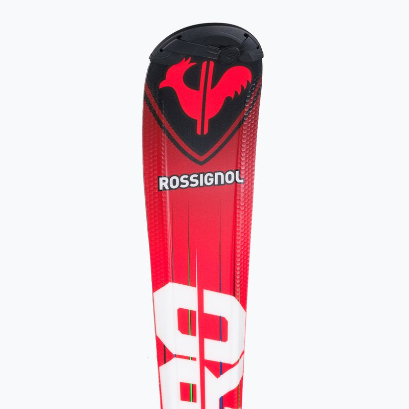 Narty zjazdowe dziecięce Rossignol Hero 130-150 + wiązania XP7 red 8
