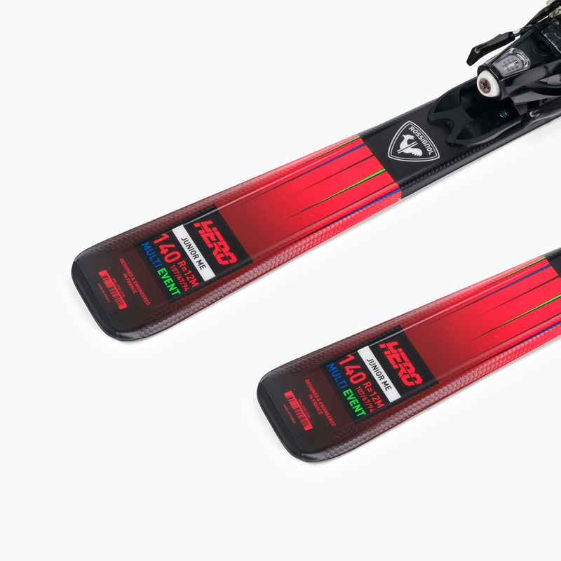 Narty zjazdowe dziecięce Rossignol Hero 130-150 + wiązania XP7 red 9