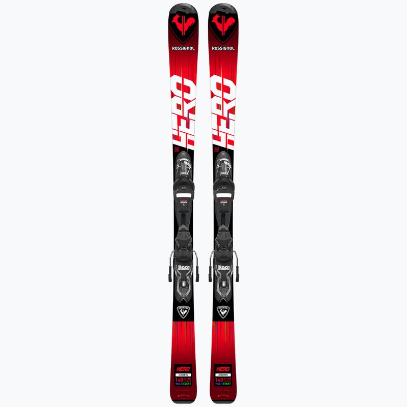 Narty zjazdowe dziecięce Rossignol Hero 130-150 + wiązania XP7 red 10