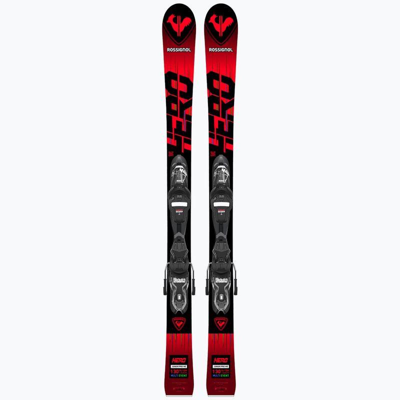 Narty zjazdowe dziecięce Rossignol Hero Multi Event + wiązania XP7 red 10